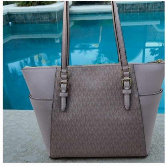 MICHAEL KORS Charlotte Large Top Zip Tote Ballet - Picture 2 of 16